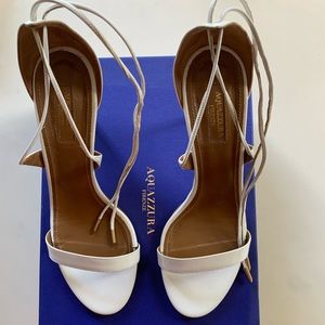 Aquazzura Linda 75 {white}